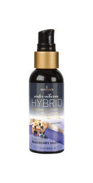 Смазка водно-силиконовая Sensuva Hybrid Blueberry Muffin (57 мл) без сахара, можно для оральных ласк SO3242 фото
