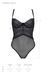 Боді Passion KERRIA BODY black, XXL/XXXL, з високими вирізами та верхом балконет SX0487 фото 5