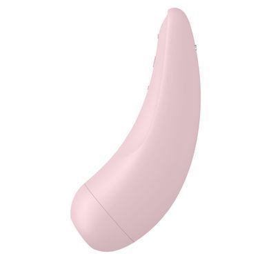 Вакуумный клиторальный стимулятор Satisfyer Curvy 2+ Pink с управлением через интернет SO3782 фото