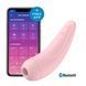 Вакуумный клиторальный стимулятор Satisfyer Curvy 2+ Pink с управлением через интернет SO3782 фото 1
