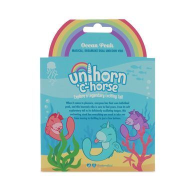 Вібратор-єдиноріжка Unihorn &ndash; C Horse &ndash; Ocean Peak, вагінально-кліторальна стимуляція, 2 мотори по 10 режимів SX2864 фото