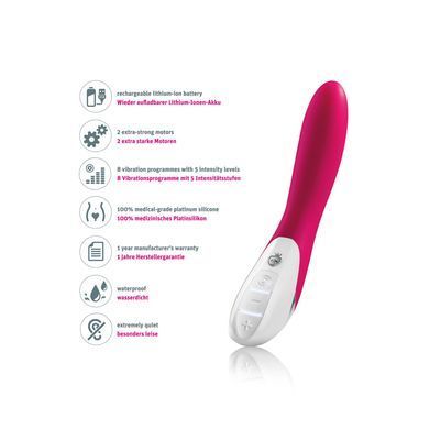 Вібратор Mystim Elegant Eric Pink SX3183 фото