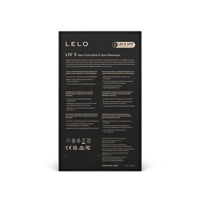 Вібратор LELO Liv 3 Plum SX2562 фото