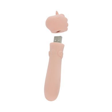 Вібратор-єдиноріжка Unihorn USB Bullet &ndash; Heart Throb, віброкуля, USB-зарядка, 10 режимів SX2866 фото