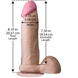 Фаллоимитатор Doc Johnson The Realistic Cock 8 inch White - ULTRASKYN, Vack-U-Lock, диаметр 5,1см SO1551 фото 2