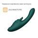 Смарт-вібратор Zalo Ares Turquoise Green, підігрів, 3 мотори, язичок для клітора, стимуляція точки G SX2693 фото 3