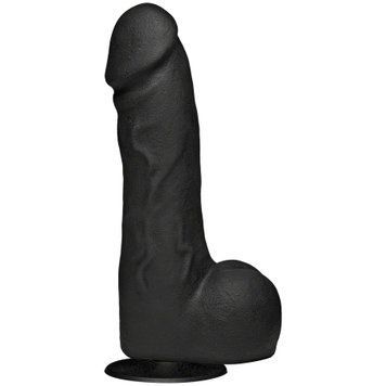 Фаллоимитатор со съемной присоской Doc Johnson Kink - The Perfect Cock 7.5 inch Vac-U-Lock - Black SO4543 фото