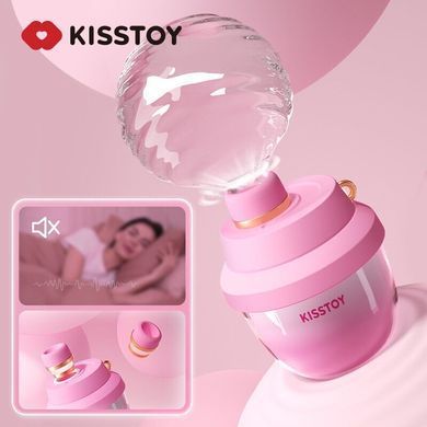 Вакуумний стимулятор-брелок KISSTOY Kiss Pods, 5 рівнів інтенсивності + Turbo-режим, 2 насадки SX1339 фото