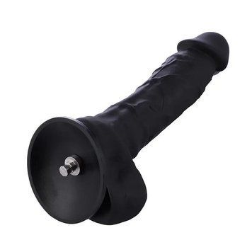 Силіконовий дилдо Hismith 8.3" Silicone Dildo Black SO9971 фото