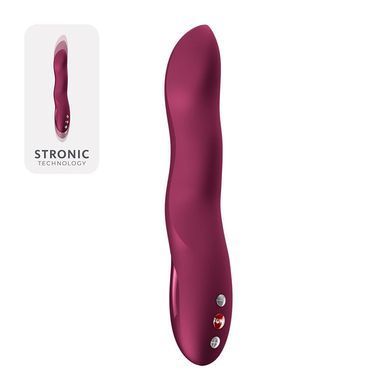 Пульсатор для точки G Fun Factory Stronic Wave Wine Red, 10 режимів, дуже тихий SX3709 фото