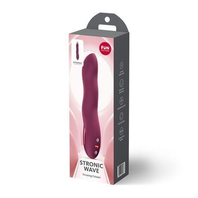 Пульсатор для точки G Fun Factory Stronic Wave Wine Red, 10 режимів, дуже тихий SX3709 фото