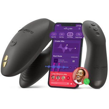 Смарт-вібратор для пар We-Vibe Chorus Pro Satin Black SX3860 фото