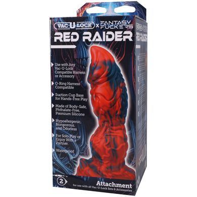 Фентезійний фалоімітатор Doc Johnson Vac-U-Lock x Fantasy Fuckers Red Raider SX4421 фото