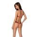 Сітчасте боді з мереживом на грудях Passion SATARA BODY XXL/XXXL red SO8474 фото 2