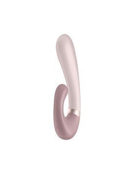 Смарт вібратор-кролик із підігрівом Satisfyer Heat Wave Mauve SO6096 фото