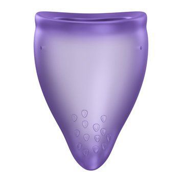 Менструальна чаша Fun Factory FUN CUP SIZE A Black Currant, багаторазова, діаметр 4 см, об&rsquo;єм 20 мл SX3683 фото