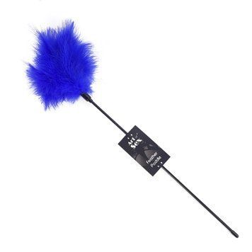 Лоскітка з пером індика Art of Sex &ndash; Feather Paddle, синя SO6613 фото