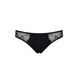 Трусики-слипы с кружевной сеточкой Dina Thong black L/XL - Passion SO5340 фото 5
