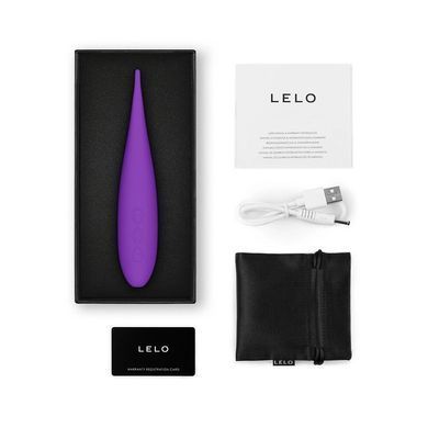 Кліторальний вібратор LELO DOT Travel Purple, точкова стимуляція, 8 режимів SX2552 фото