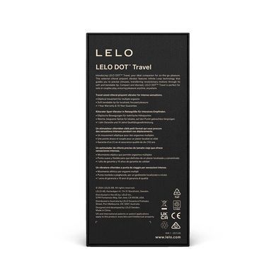 Кліторальний вібратор LELO DOT Travel Purple, точкова стимуляція, 8 режимів SX2552 фото