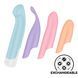 Набір 4-в-1 Satisfyer Playful Four, вібратор та 4 насадки, 12 режимів SX2182 фото 1