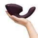Подвійний вакуумний кліторальний стимулятор з вібрацією Womanizer Next Duo - Dark Purple SX3867 фото 9