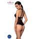 Сетчатый боди с халтером и ритмичным рисунком Hima Body black L/XL - Passion SO5346 фото 2