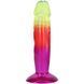 Фалоімітатор Doc Johnson Crystal Jellies - 6.5 Inch Classic Dong - Rainbow SX4489 фото 4