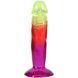 Фалоімітатор Doc Johnson Crystal Jellies - 6.5 Inch Classic Dong - Rainbow SX4489 фото 3