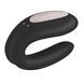 Смарт-вібратор для пар Satisfyer Double Joy Black із широким кліторальним стимулятором SO3898 фото 6